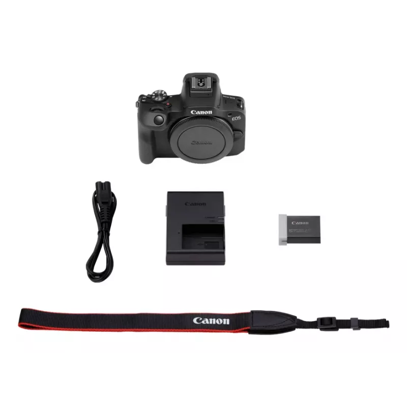 Mirrorless camerabody Canon EOS R100, 24,1 MP CMOS, 6000×4000, 4K, zwart