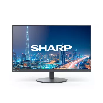61 cm (24 inch) Sharp MultiSync E244FL LCD-monitor Full HD 1920x1080 VA-paneel 6 ms USB 3.2-hub VESA in hoogte verstelbaar, zwart