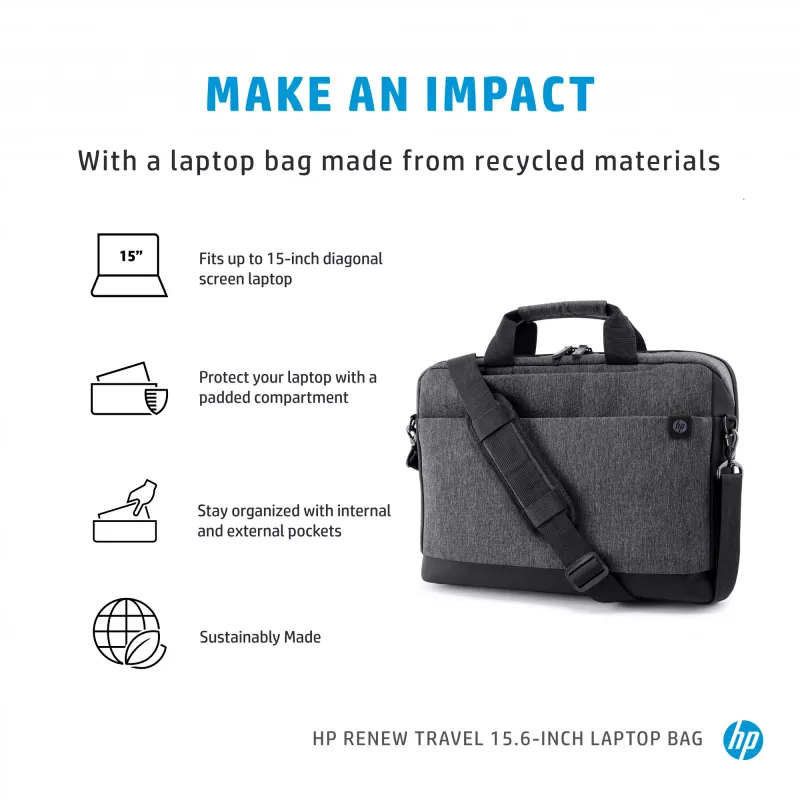 HP Renew Travel 15,6-inch laptoptas