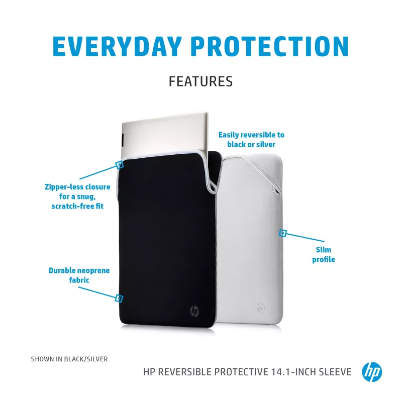 HP Reversible Protective 14,1-inch Geo laptophoes, beschermhoes, 160 g