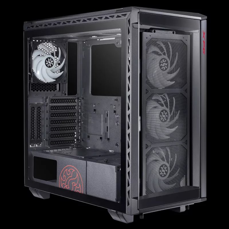 PC-behuizing XPG BATTLECRUISER midi tower zwart