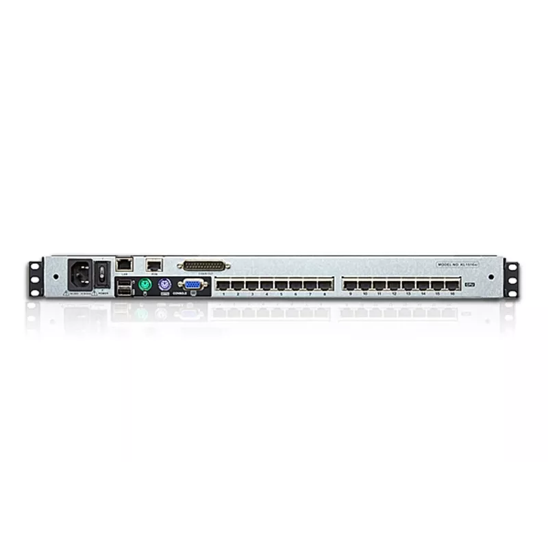 ATEN 16-poorts 19 inch LCD Cat5e/6 KVM Over IP-switch (dual rail)
