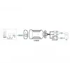 ATEN USB VGA KVM over IP Mini, 1920 x 1200 pixel, Ethernet LAN, 3,47 W, zwart, paars