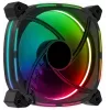 Aerocool ASTRO12 pc-ventilator 12cm LED RGB antivibratie 6 pins zwart