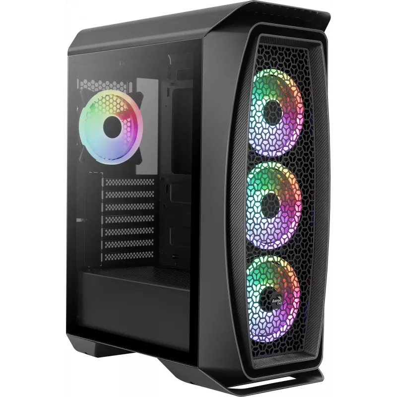 Aerocool Aero One Duo ATX pc-behuizing 4x ARGB-ventilator 12 cm + frontrooster