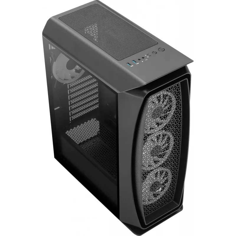 Aerocool Aero One Duo ATX pc-behuizing 4x ARGB-ventilator 12 cm + frontrooster