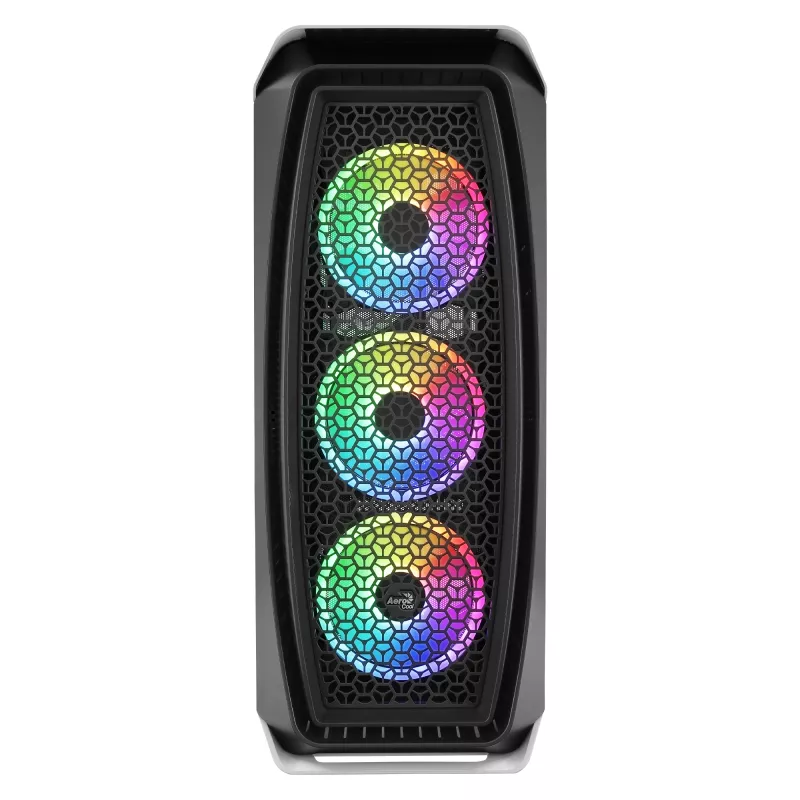 Aerocool AEROONEDUOWHV1 Gaming ATX-behuizing 4xARGB-ventilator wit