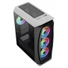 Aerocool AEROONEDUOWHV1 Gaming ATX-behuizing 4xARGB-ventilator wit