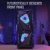 Aerocool Glider gehard glas zwart