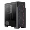 Aerocool Ore gehard glas Midi Tower zwart
