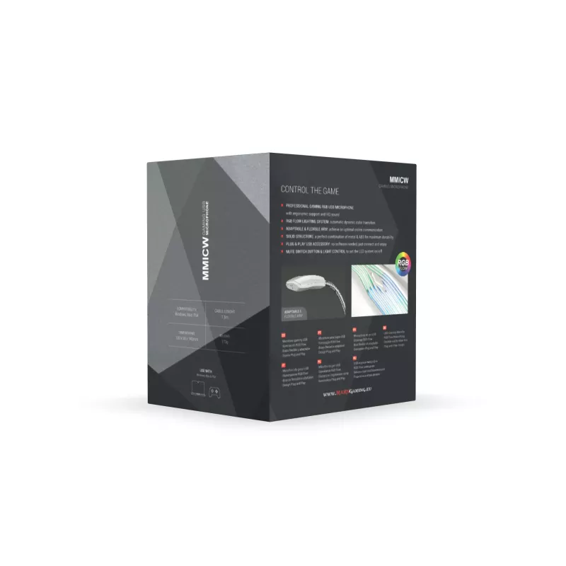 Mars Gaming MMICW microfoon wit tafelmicrofoon