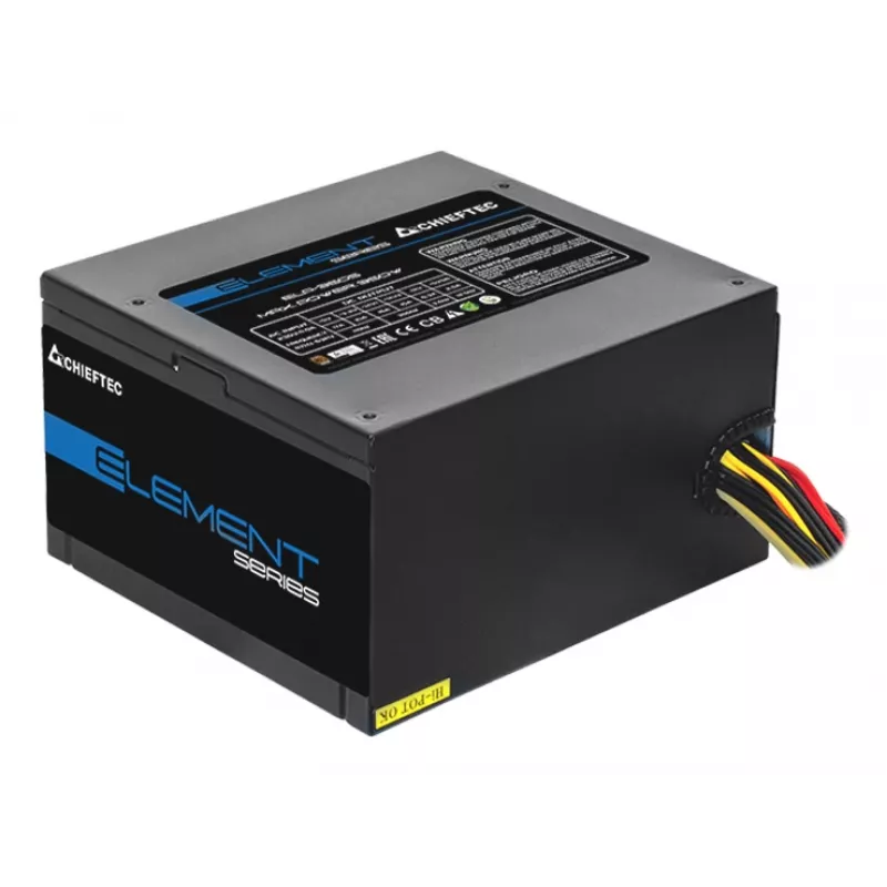 Chieftec ELP-500S voeding 500 W 20+4 Pin ATX PS/2 zwart