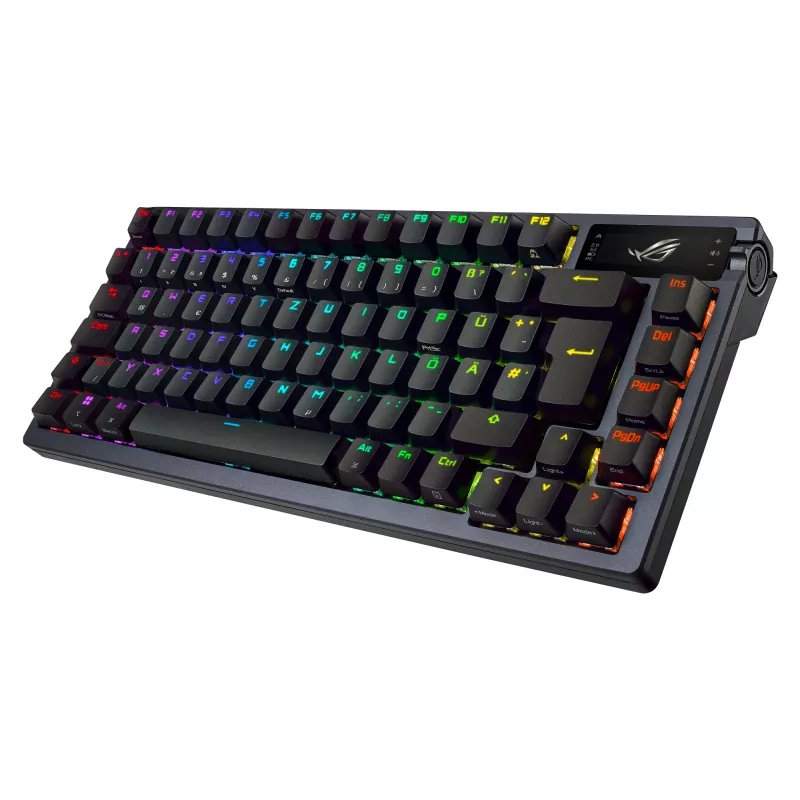 ASUS ROG AZOTH toetsenbord gaming USB RF draadloos Bluetooth zwart 75% (Nordic kbd)
