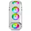 Mars Gaming MC51W wit pc-gaming-ATX-behuizing met dubbel gehard glas, 5x RGB 12cm ventilator