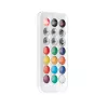 Mars Gaming MC51W wit pc-gaming-ATX-behuizing met dubbel gehard glas, 5x RGB 12cm ventilator