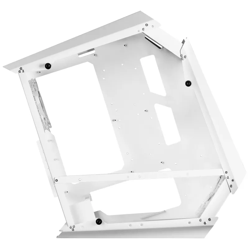 Mars Gaming MC51W wit pc-gaming-ATX-behuizing met dubbel gehard glas, 5x RGB 12cm ventilator