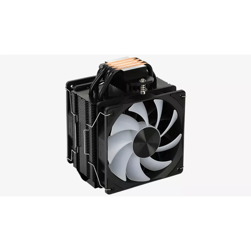 Aerocool Rime 4 Dual Processor-luchtkoeler 12 cm Zwart 1 stuk