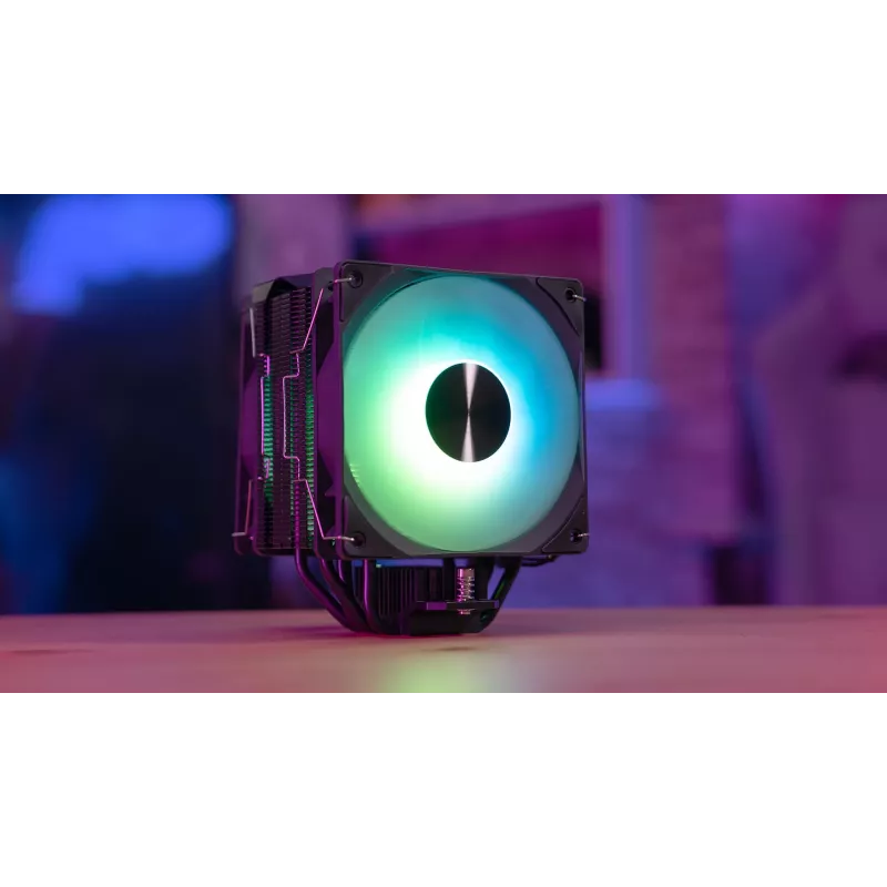 Aerocool Rime 4 Dual Processor-luchtkoeler 12 cm Zwart 1 stuk