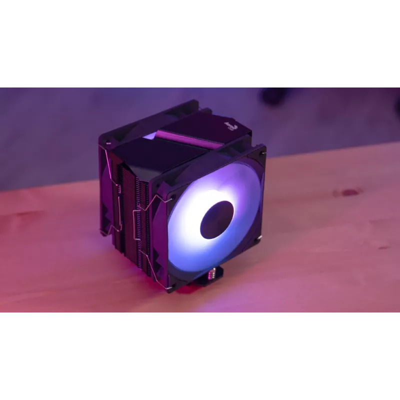 Aerocool Rime 4 Dual Processor-luchtkoeler 12 cm Zwart 1 stuk