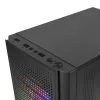 Mars Gaming MC300 Micro ATX Tempered Glass PC-behuizing 3xFRGB ventilator Zwart