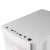 Mars Gaming MC300W Micro-ATX-behuizing met gehard glas, 3x FRGB-ventilator, Wit
