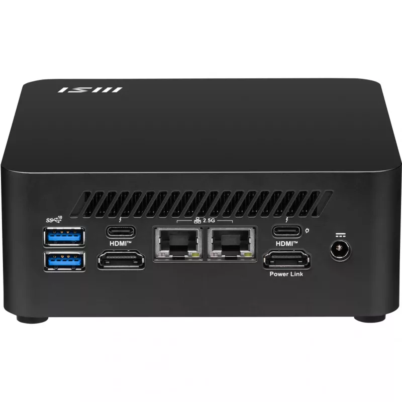 MSI Cubi NUC 13MQG-065BEU 0,84L-pc Zwart i7-1365U Intel SoC
