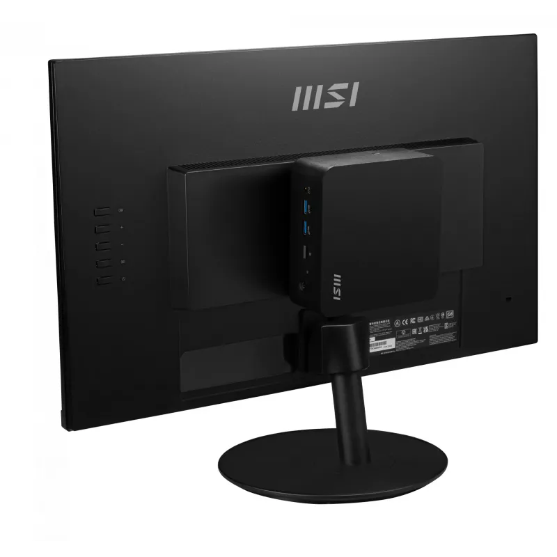 MSI CUBI NUC 1MG-244BEU PC/Workstation Barebone 0,84-L-PC zwart 100U Intel SoC