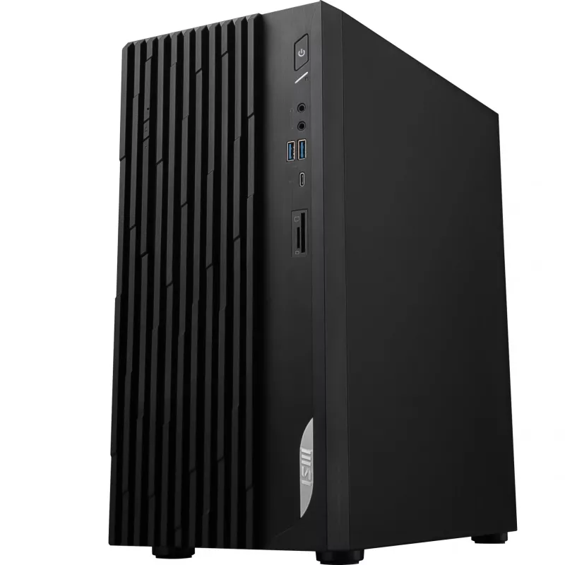 MSI PRO DP180 14A-825EU Pc Intel® Core™ i5 i5-14400 8 GB DDR4-SDRAM 512 GB SSD Windows 11 Pro Desktop Zwart