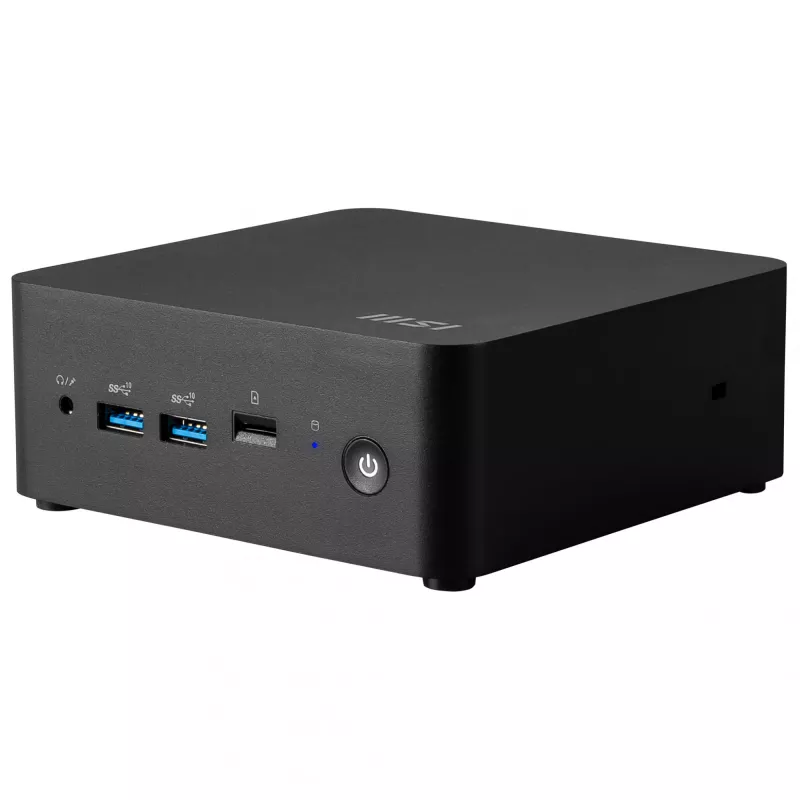 MSI Cubi NUC 1MG-283EU Intel Core 7 150U 16 GB DDR5-SDRAM 1 TB SSD Windows 11 Pro Mini-pc Zwart