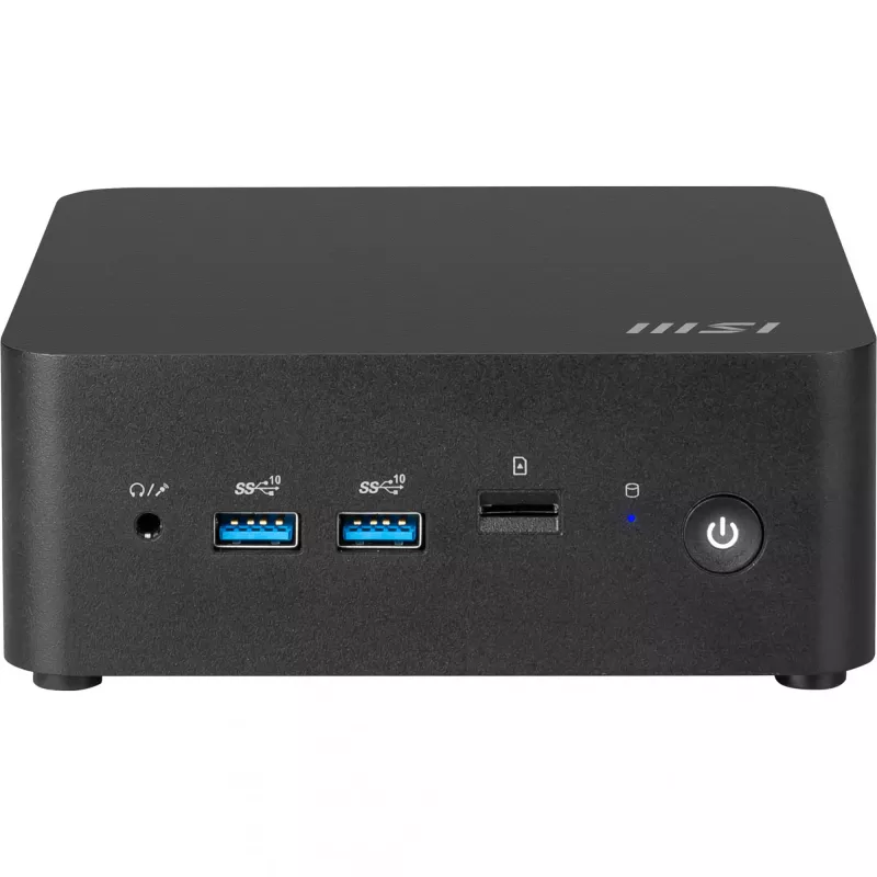 MSI Cubi NUC 1M-284EU Intel Core 7 150U 16 GB DDR5-SDRAM 1 TB SSD Windows 11 Pro Mini-pc Zwart