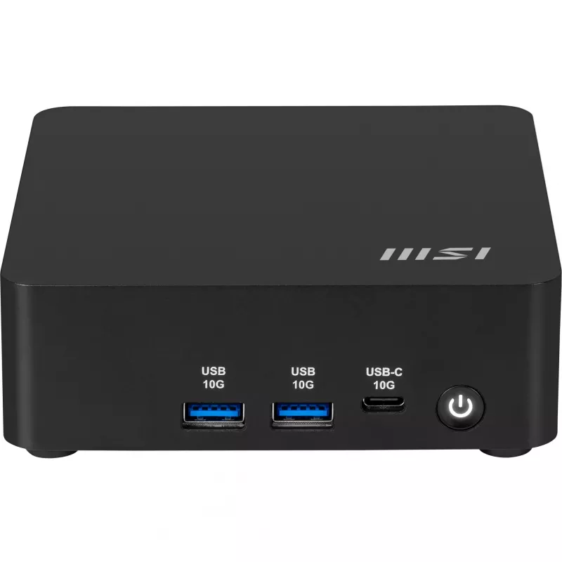 MSI Cubi NUC AI 1UMG-006EU Intel Core Ultra 5 125H 16 GB DDR5-SDRAM 512 GB SSD Windows 11 Pro Mini-pc Zwart