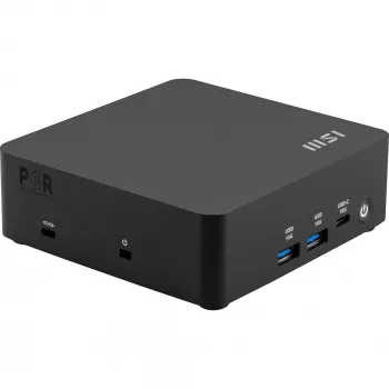 MSI Cubi NUC AI 1UMG-007EU Intel Core Ultra 5 125H 8 GB DDR5-SDRAM 512 GB SSD Windows 11 Home Mini-pc Zwart