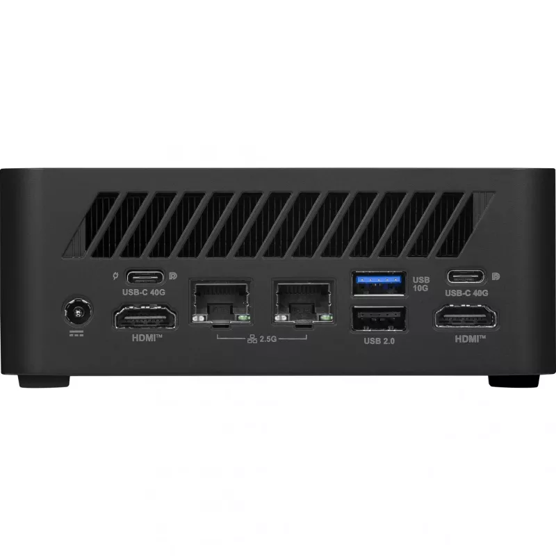 Mini PC MSI Cubi Z AI 8M Barebone R9-8945HS — 0GB, geen besturingssysteem