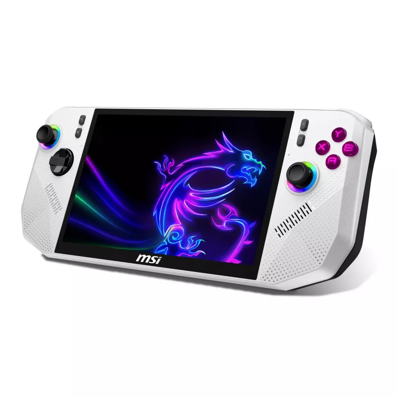 MSI Claw A8 BZ2EM-047NL draagbare spelconsole 20,3 cm (8 inch) 1 TB Touchscreen Wi-Fi wit