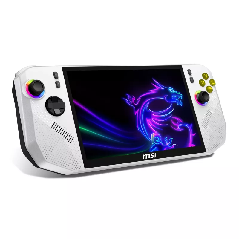 MSI Claw A8 BZ2EM-047NL draagbare spelconsole 20,3 cm (8 inch) 1 TB Touchscreen Wi-Fi wit