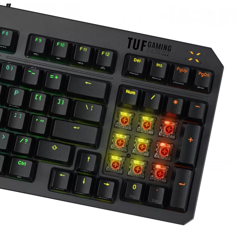 ASUS TUF Gaming K3 Gen II Toetsenbord USB QWERTY zwart