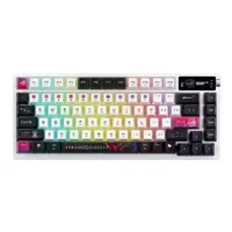 Mechanisch draadloos toetsenbord ASUS ROG Azoth X — US-layout, Bluetooth & RF 2,4 GHz, wit