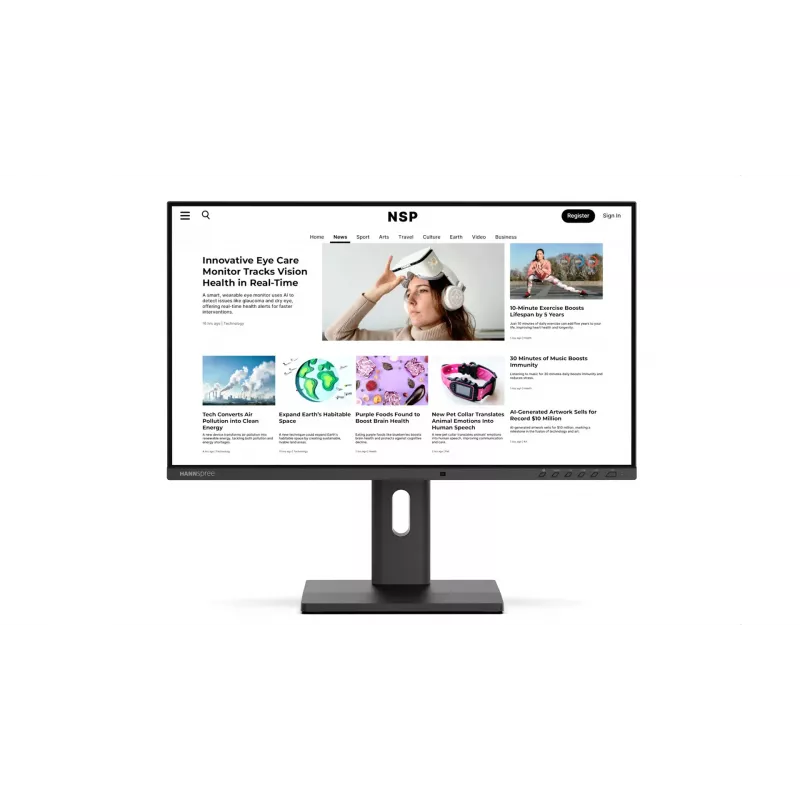 Hannspree Hybri Monitor EB241CJB computermonitor 60,5 cm (23,8 inch) 1920 x 1080 Pixel Full HD LCD zwart