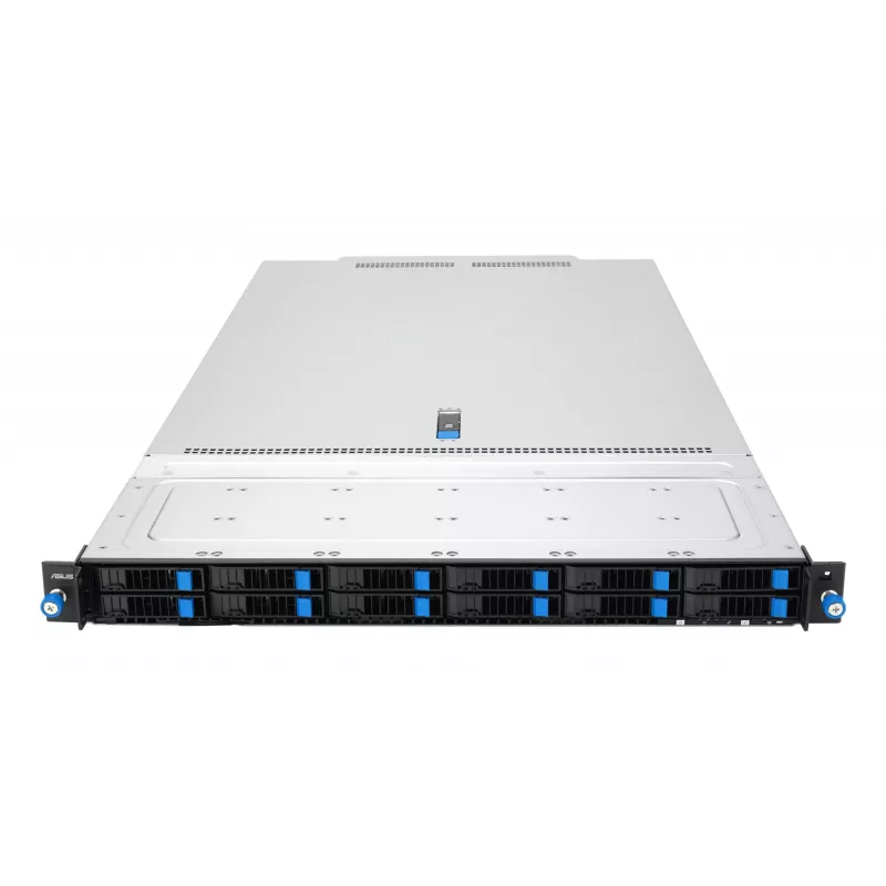 ASUS RS700-E12-RS12U Rack (1U) Zwart, Staal