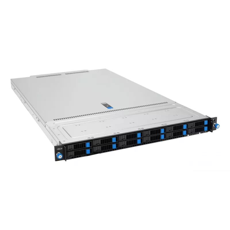 ASUS RS700-E12-RS12U Rack (1U) Zwart, Staal