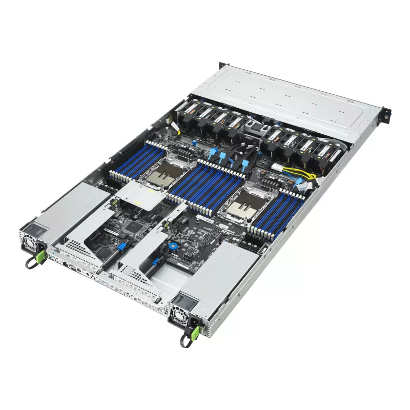 ASUS RS700-E12-RS12U Rack (1U) Zwart, Staal