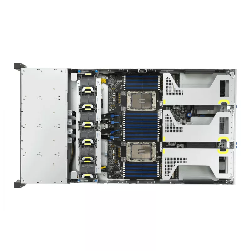 Rackserver ASUS RS720-E12-RS8G 3,2 kW redundante voeding, 8 hot-swap-bays