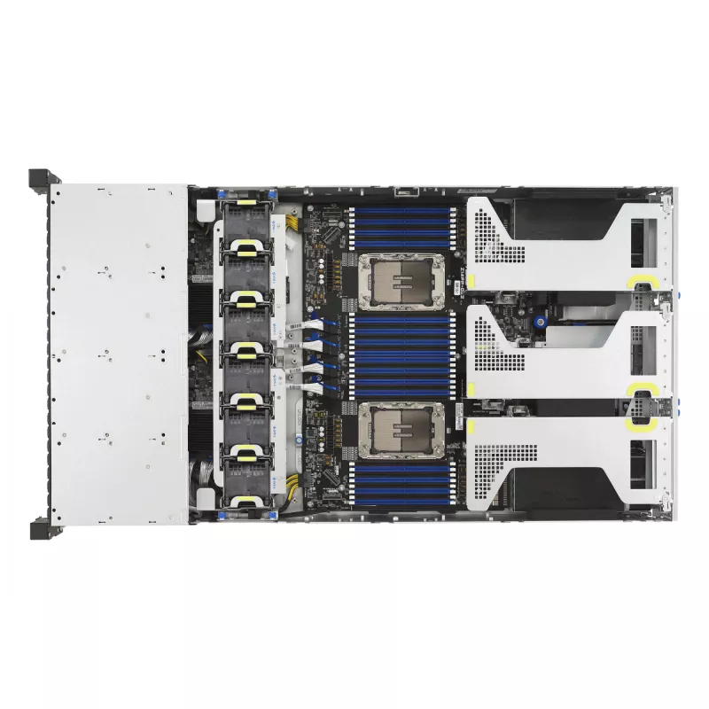 Server ASUS RS720-E12-RS24G 3,2 kW 24N – Rackserver met 3,2 kW voeding en 24 drive-bays