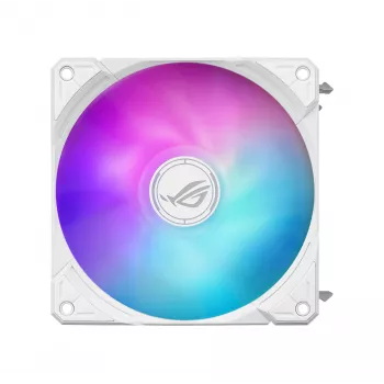 All-in-one vloeistofkoeler ASUS ROG Ryuo IV SLC 360 ARGB White Edition — 360mm-radiator, 3× 120mm-ventilator, AMOLED-display, ondersteuning voor LGA 1700