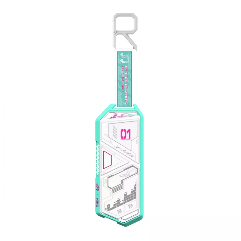 SSD-behuizing ASUS ROG Strix Arion Hatsune Miku Edition Wit M.2 PCIe USB Type-C 10 Gbit/s