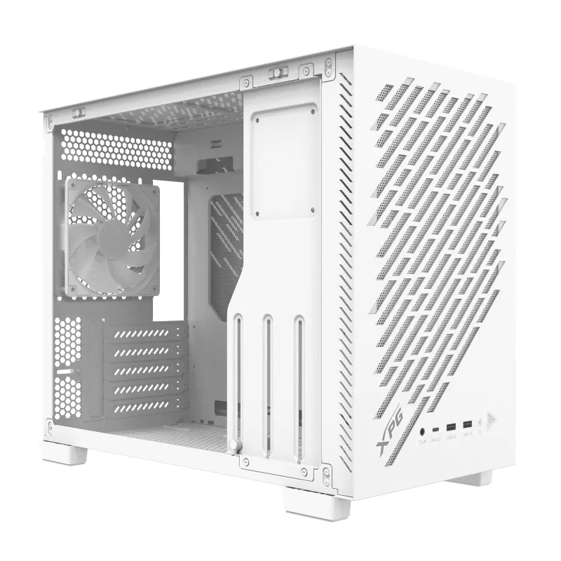 XPG VALOR AIR NANO MIDI-TOWER-BEHUZING - wit, Midi Tower, PC, wit, micro ATX, Mini-ITX, SPCC, 17 cm