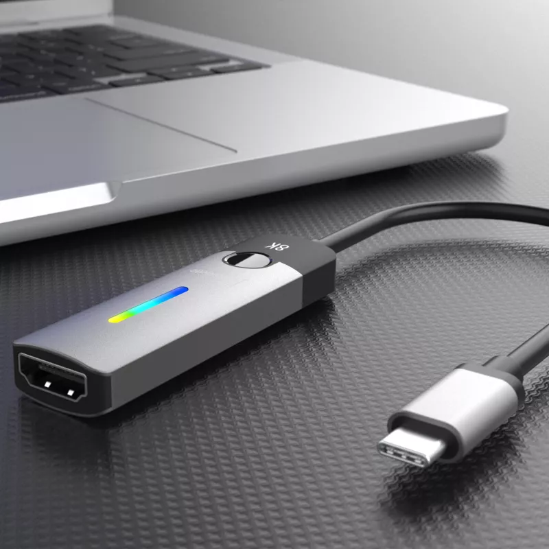 j5create JCA157-N USB-C naar HDMI 2.1 8K adapter, 10 cm