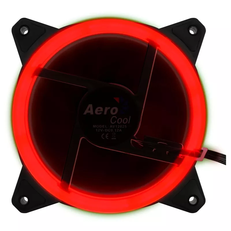 Aerocool Rev RGB computerbehuizingsventilator 12 cm zwart