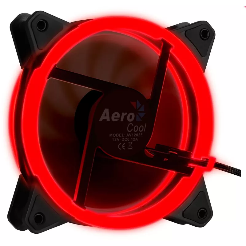 Aerocool Rev RGB computerbehuizingsventilator 12 cm zwart