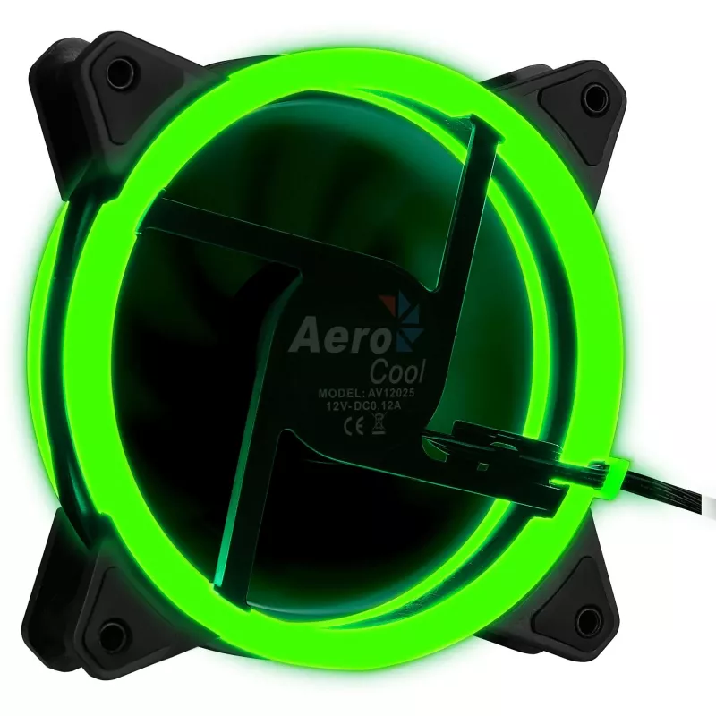 Aerocool Rev RGB computerbehuizingsventilator 12 cm zwart